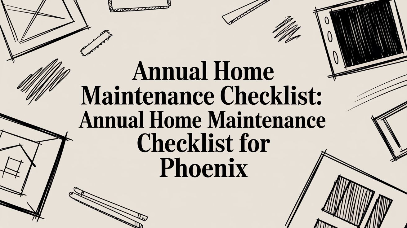 Annual Home Maintenance Checklist: annual home maintenance checklist ...