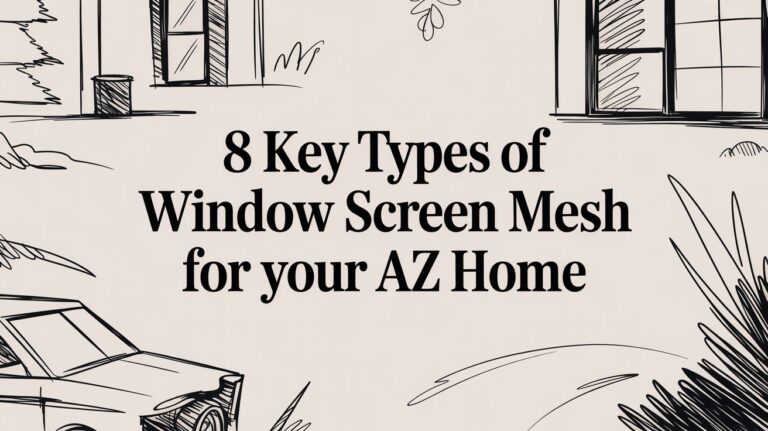 8 Key Types of Window Screen Mesh for Your AZ Home