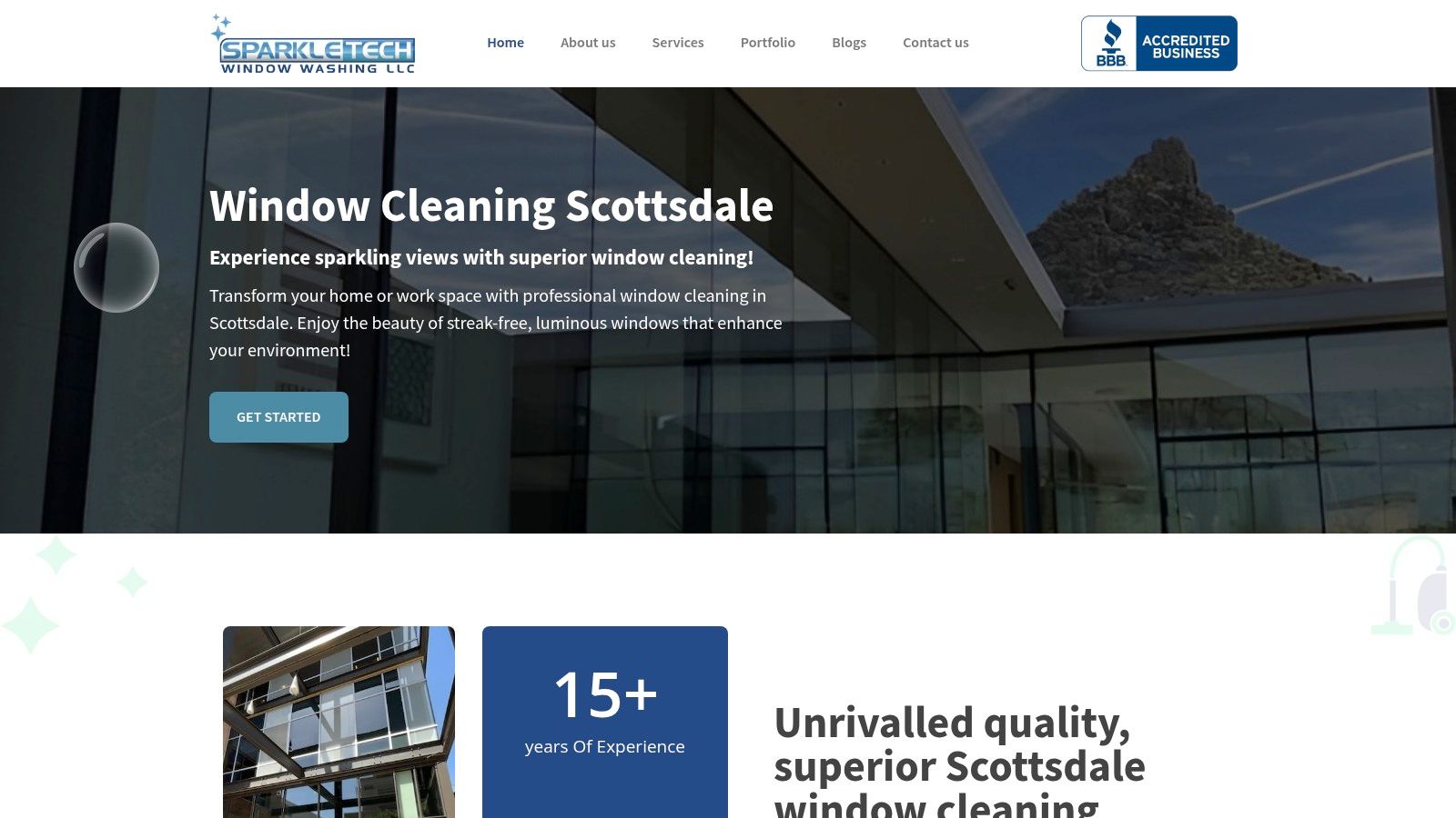 Screenshot from https://sparkletechwindowwashing.net